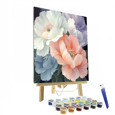 Georgia O'Keeffe Inspired Luminous Flower Garden  Painting By Numbers Kit