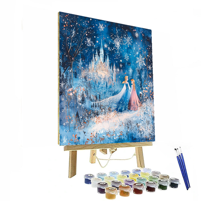 Elsa And Anna's Frozen Wonderland - Disney Inspired Paint By Color