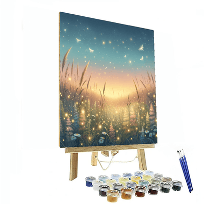 Dancing Fireflies At Dusk Paint By Numbers