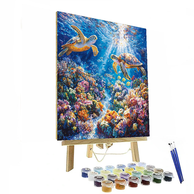 Great Barrier Reef - Australia Numbered Painting Kits