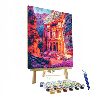 Ancient City Of Petra - Jordan Numbered Painting Kits