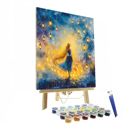 Rapunzel's Radiant Light - Disney Inspired Paint By Number