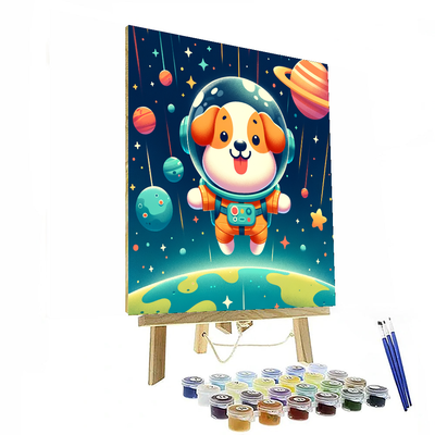 Space Dog's Cosmic Quest Numbered Painting Kits