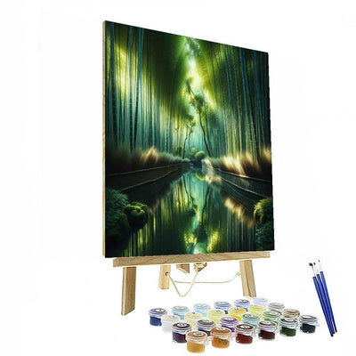 Zen Bamboo Garden Sanctuary Paint By Numbers Kits