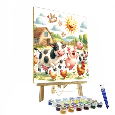 Sunny Farmyard Fun Paint By Color