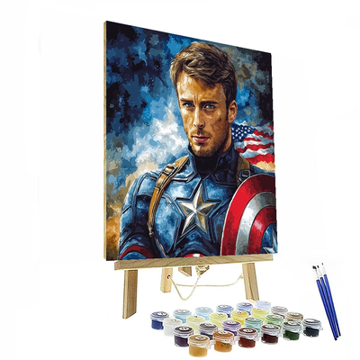 Chris Evans: Captaining The Heart Of America Numbered Painting Kits