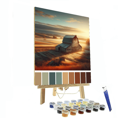 Idyllic Farmhouse Morning Painting By Numbers Kit