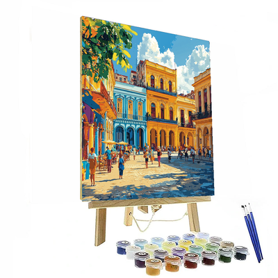 Havana's Old Town DIY Paint By Numbers