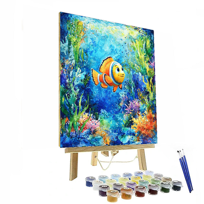 Finding Dory Ocean Quest - Disney Inspired Painting Number Kit