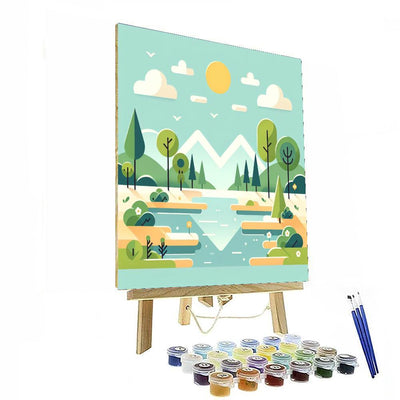 Peaceful Nature Retreat Paint By Numbers