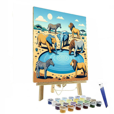 Safari Splash Numbered Painting Kits