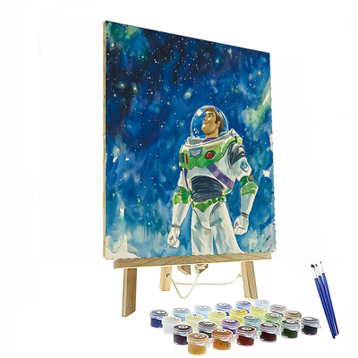 Buzz Lightyear Space Ranger - Disney Inspired Paint By Numbers Art