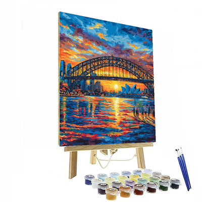 Harbour Bridge In Sydney DIY Paint By Numbers