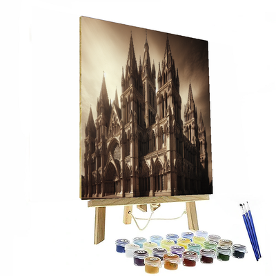 Gothic Cathedral Glory Paint By Numbers Kits