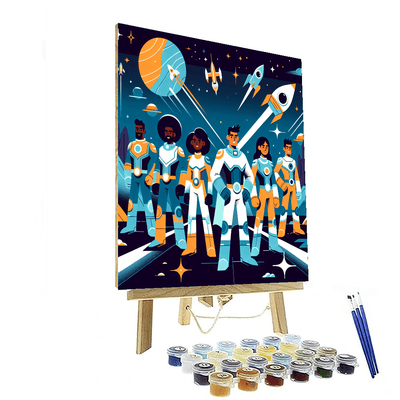 Galactic Heroes Alliance Painting Number Kit