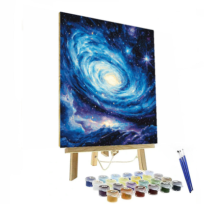 Salvador Dalí Inspired Ethereal Galaxy  DIY Paint By Numbers