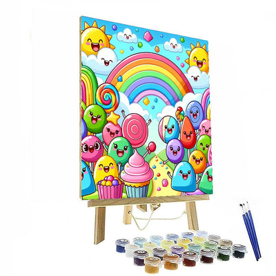 Bubbly Candy World Paint By Color