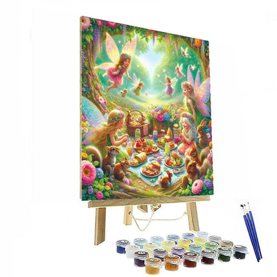 Fairy Tale Forest Picnic Paint By Number