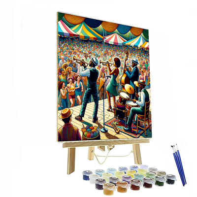 Jazz Fest - New Orleans Paint By Numbers