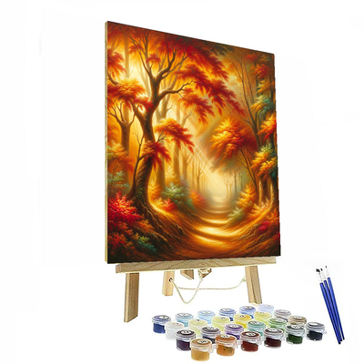 Autumn Stroll Painting By Numbers Kit