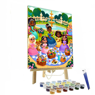 Royal Garden Picnic Paint By Numbers