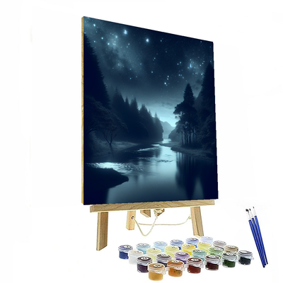 Starlit River Mystery Paint By Numbers