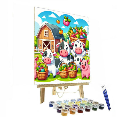 Farm Harvest Festival Paint By Color