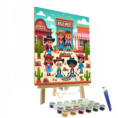 Whimsical Wild West Paint By Numbers Kits