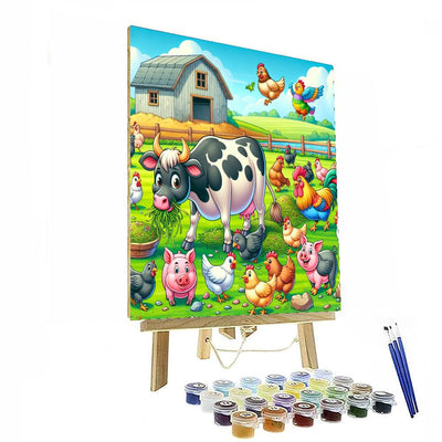 Happy Farmyard Adventures DIY Paint By Numbers