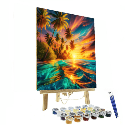 Vibrant Tropical Escape Paint By Number