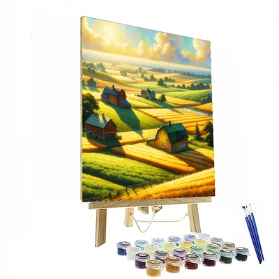 Sunny Countryside Haven Paint By Color