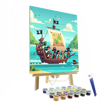 Pirate's Quest DIY Paint By Numbers