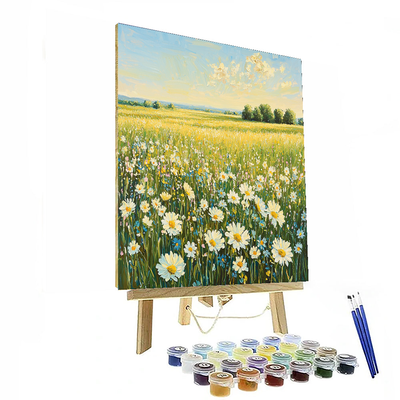 Claude Monet Inspired Sunkissed Meadow  Paint By Numbers Art