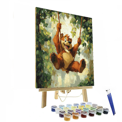 Baloo's Jungle Swing - Disney Inspired Paint By Number