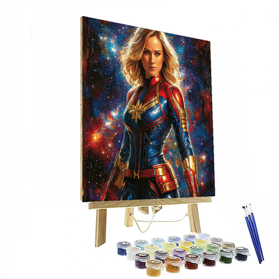 Brie Larson: Soaring As Captain Marvel And Beyond Numbered Painting Kits