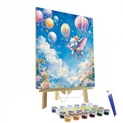 Dumbo's Flight To Happiness - Disney Inspired Paint By Numbers Kits