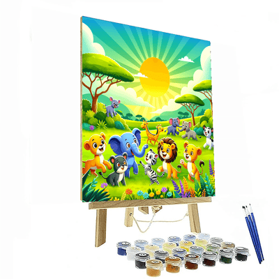 Wild Animal Adventure Paint By Number