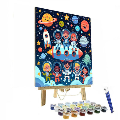 Adventure With Space Explorers Paint By Numbers