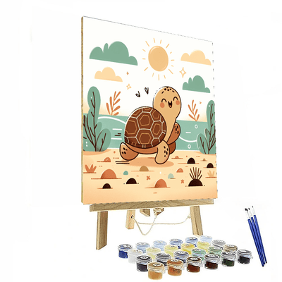 Gigantic Tortoise Painting Number Kit