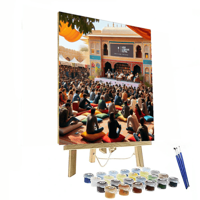 The Jaipur Literature Festival - India Number Painting