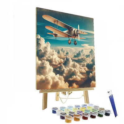 Vintage Aviation Dreams Paint By Numbers Kits