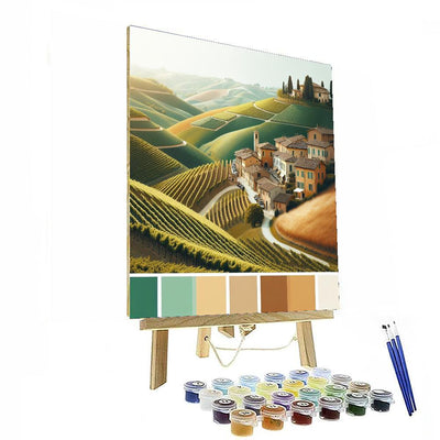 Timeless Italian Landscape Paint By Color