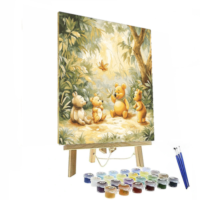 Winnie The Pooh's Friendship Journey - Disney Inspired Paint By Number