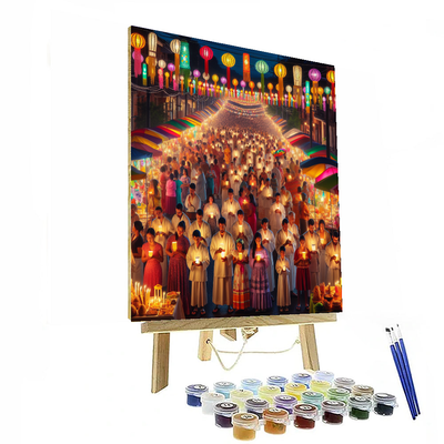 Vesak - Sri Lanka Paint By Numbers Art