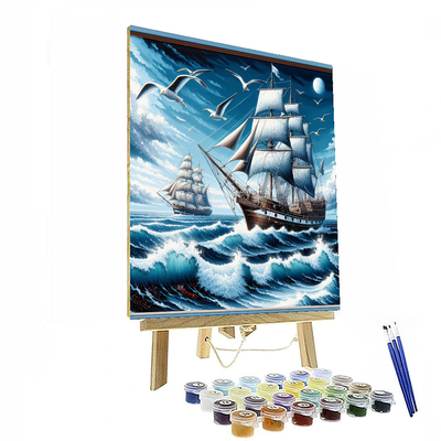 Timeless Nautical Adventure Number Painting