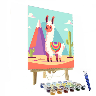 Lively Llamas Paint By Numbers Kits