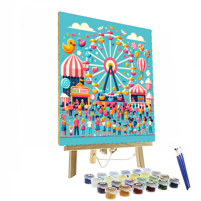 Festive Carnival Fun Painting By Numbers Kit