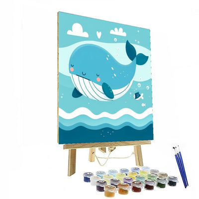 Wistful Whale Numbered Painting Kits