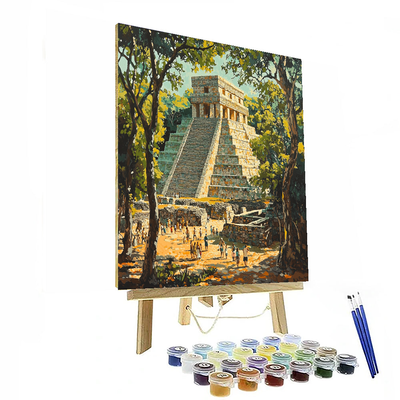 Chichén Itzá - Yucatán Peninsula, Mexico Paint By Numbers Kits