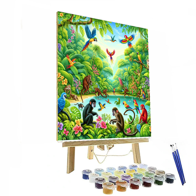 Adventurous Jungle Exploration Paint By Numbers Kits